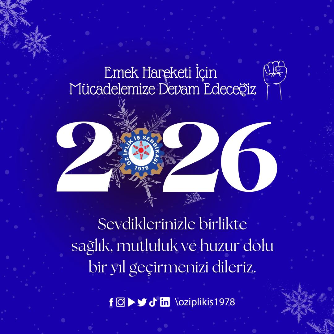 YENİ YILINIZ KUTLU OLSUN