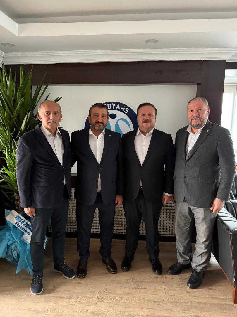 SENDİKAMIZ ÖZ İPLİK İŞ’TEN MEDYA-İŞ SENDİKASI’NA HAYIRLI OLSUN ZİYARETİ